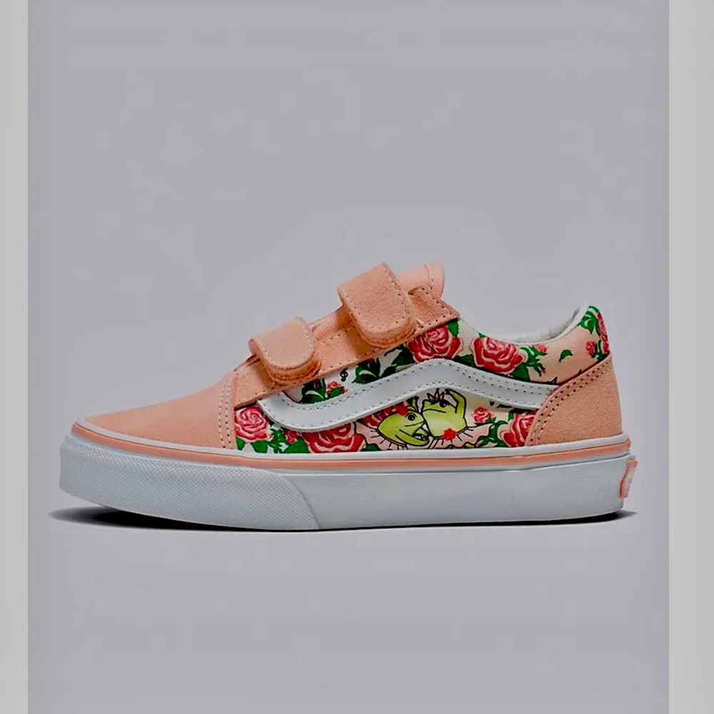 Vans Old Skool Velcro Frog Folic size 13.